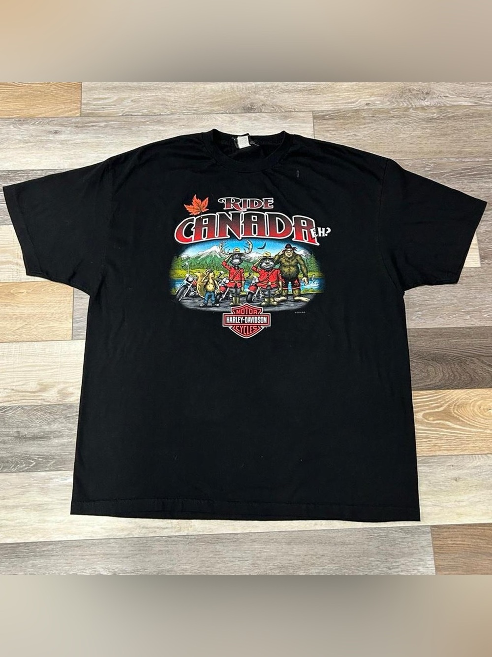 Harley-Davidson Ride Canada Black Graphic Tee